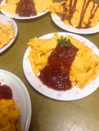 自作オムライス