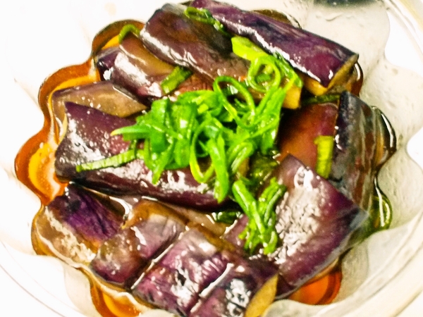 揚げなすの甘酢漬け