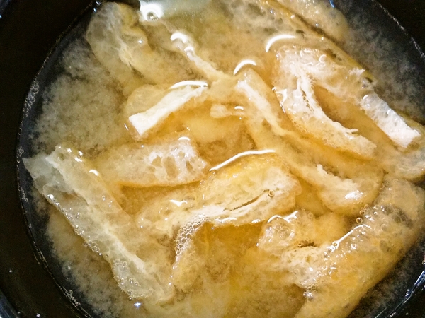 油揚げの味噌汁