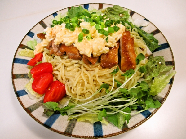 タルタルチキン冷やし中華
