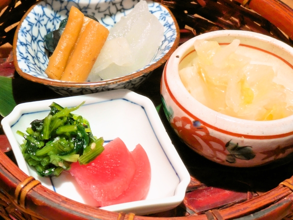漬物盛り合わせ