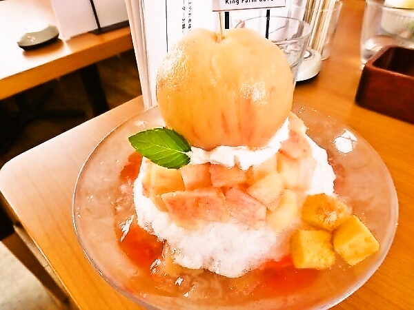３個分の「もももももものかき氷」