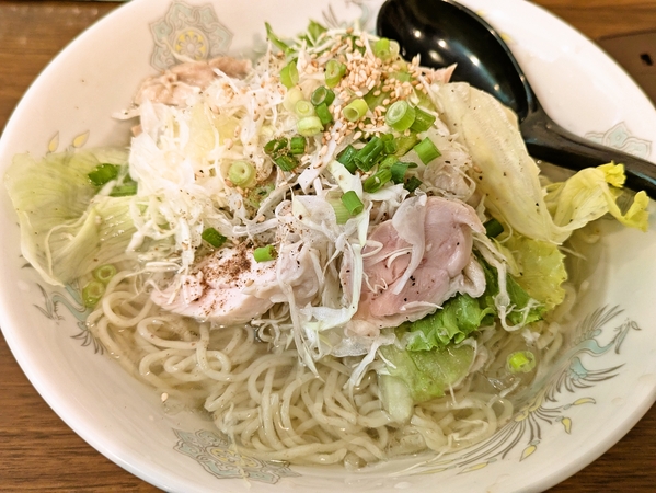 冷やし鶏塩そば