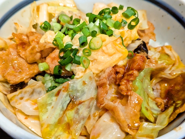 玉子入り回鍋肉