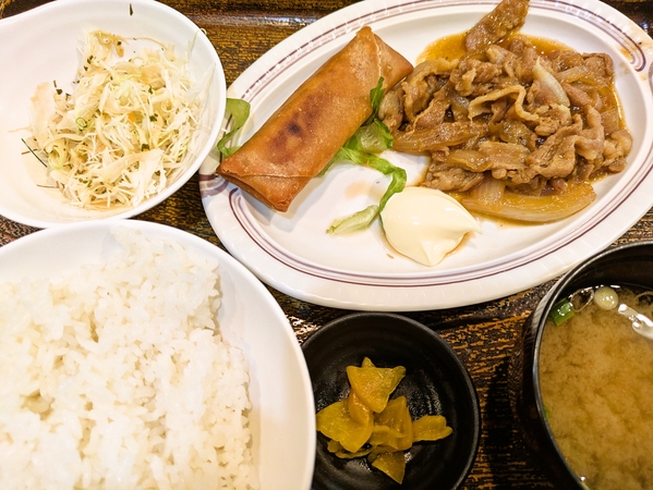 生姜焼きランチ