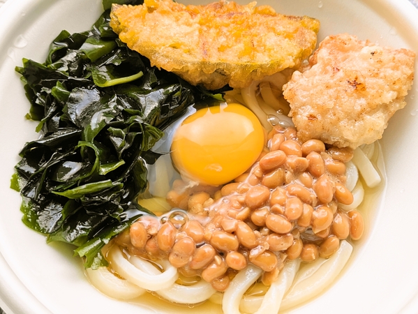 天婦羅納豆うどん