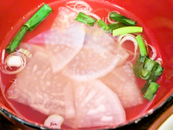 ネギ大根汁