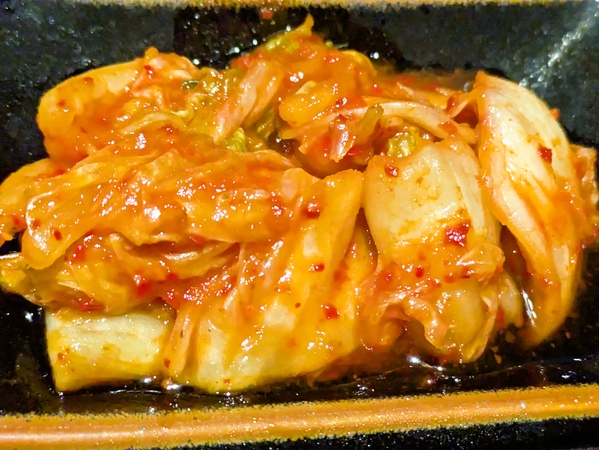 焼肉店の自家製キムチ