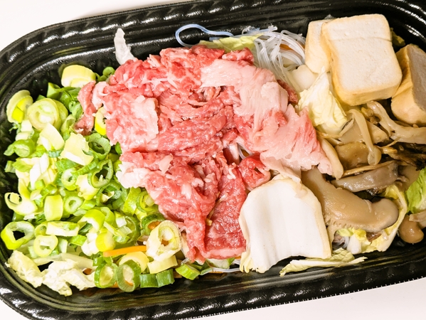レンチンすき焼き