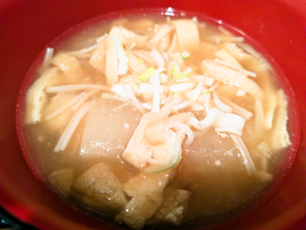トロトロ大根の味噌汁