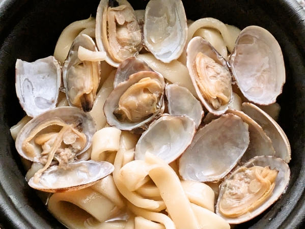 アサリ味噌きしめん