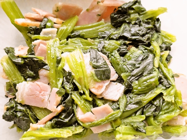 ほうれん草ベーコン