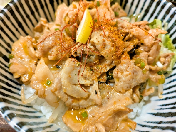 豚肉焼き丼
