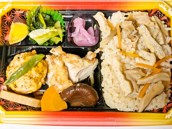きのこご飯弁当