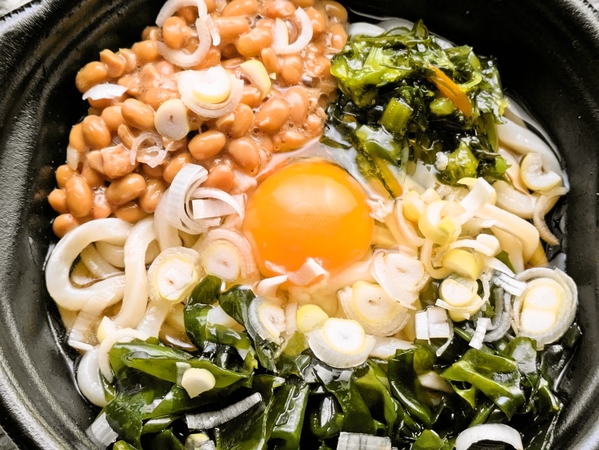 納豆ぶっかけうどん