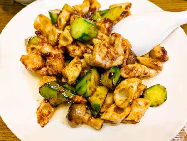 鶏肉の味噌炒め