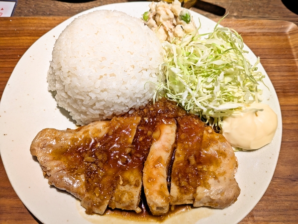 厚切り生姜焼きプレート
