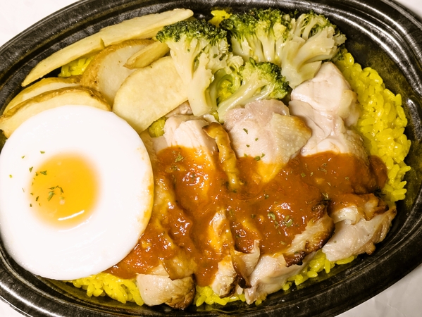 チキンガーリックトマトソースライス