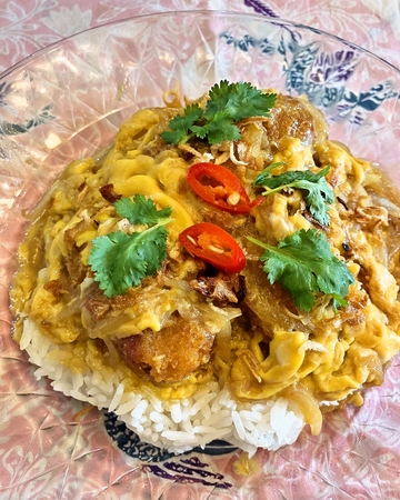 カキフライ丼 カフェアヤム