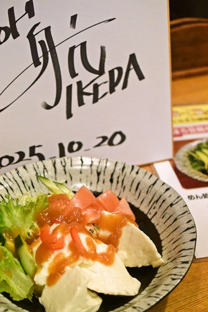 おぼろ豆腐の航だれサラダ