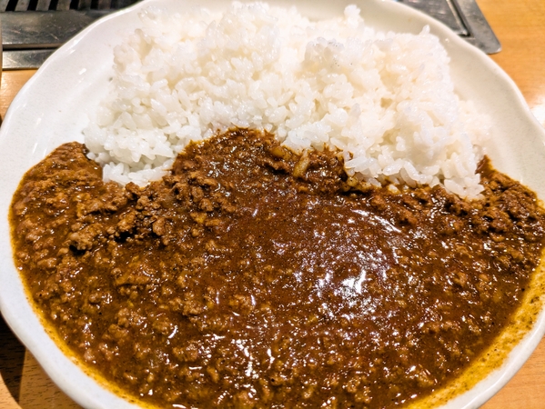 焼肉店のキ一マカレー