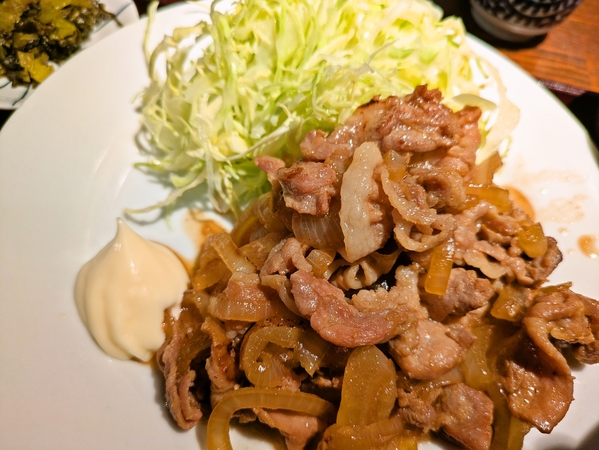 イベリコ豚の生姜焼き