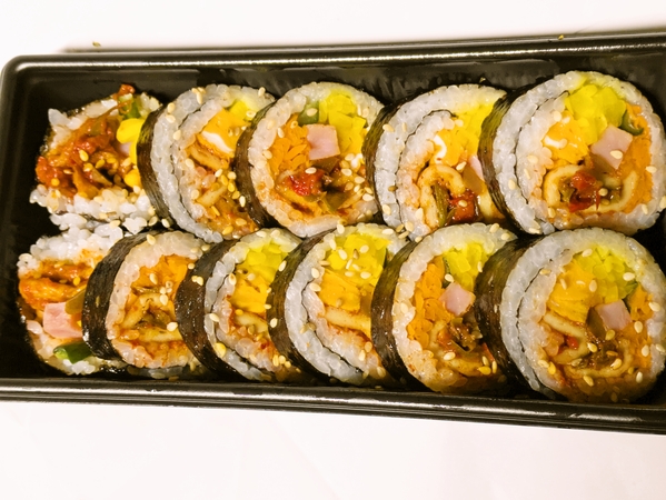 青唐辛子と薩摩揚げのキンパ