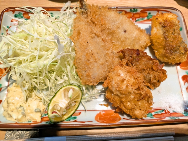 魚介フライ盛合せ