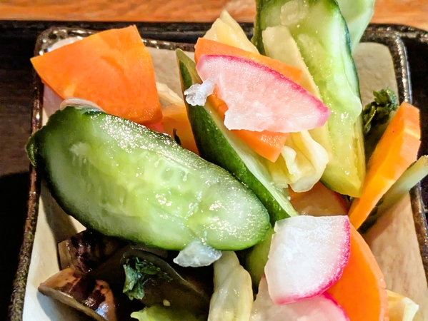 彩り豊かな漬物