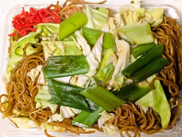 ネギキャベツマシ焼きそば