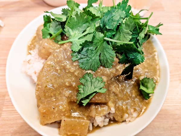 大根グリーンカレー