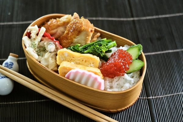 鶏照り筋子弁当