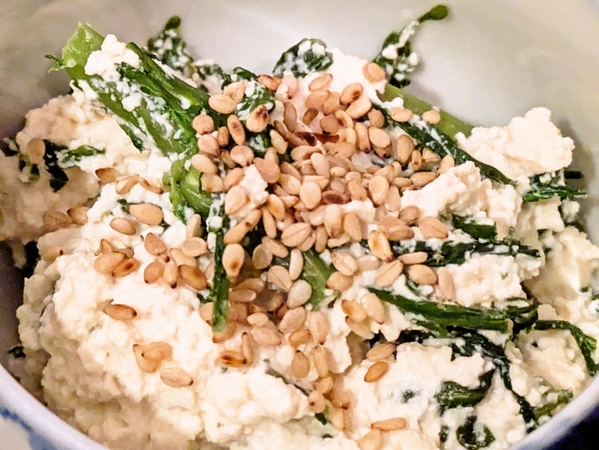 春菊マヨ白和え