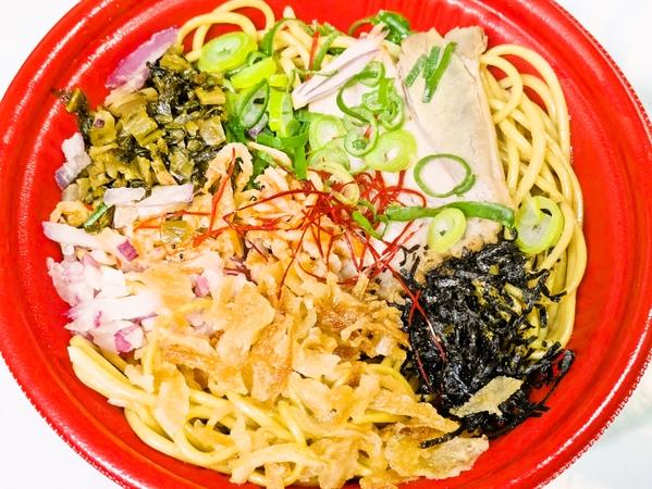 ピリ辛海老油そば