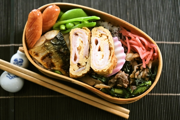 ハム入り卵焼き弁当