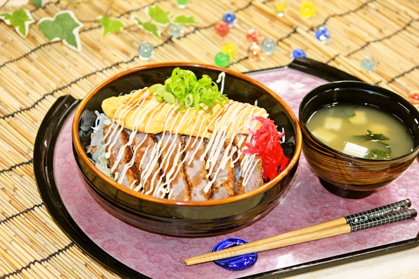 和風オムかつ丼☆