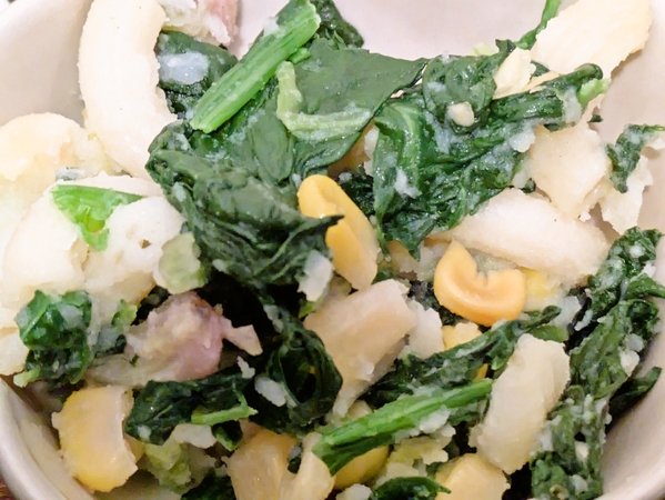 ほうれん草ポテマカ