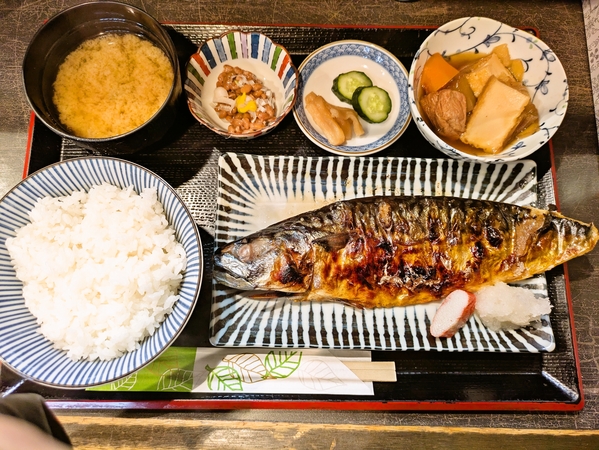 焼鯖定食