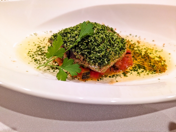 鯖の香草パン粉焼き