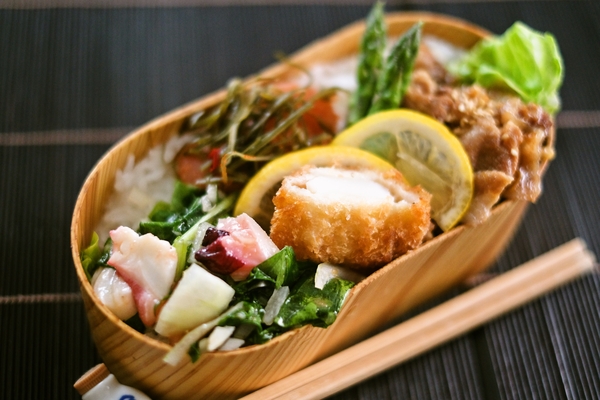 タコマリネいかフライ弁当