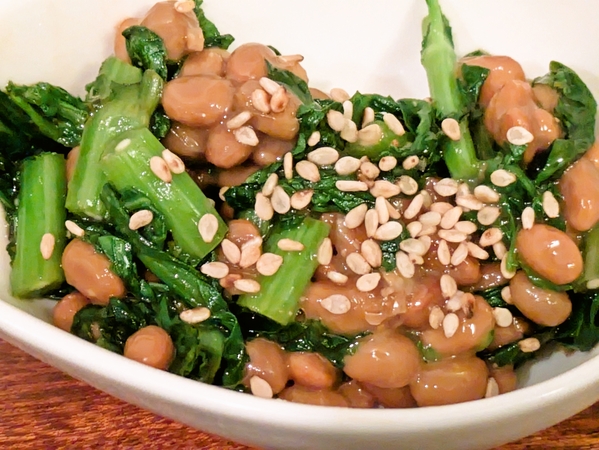 菊菜納豆