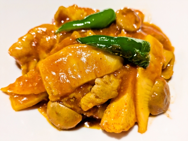 豚肉と揚げ豆腐の辛炒め