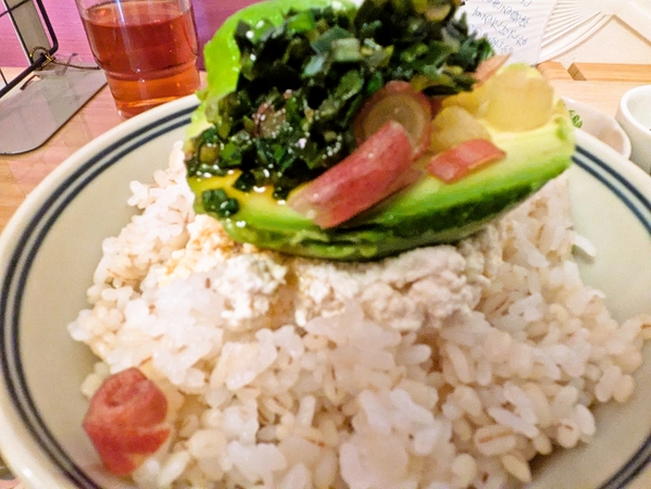 アボガドのつけご飯