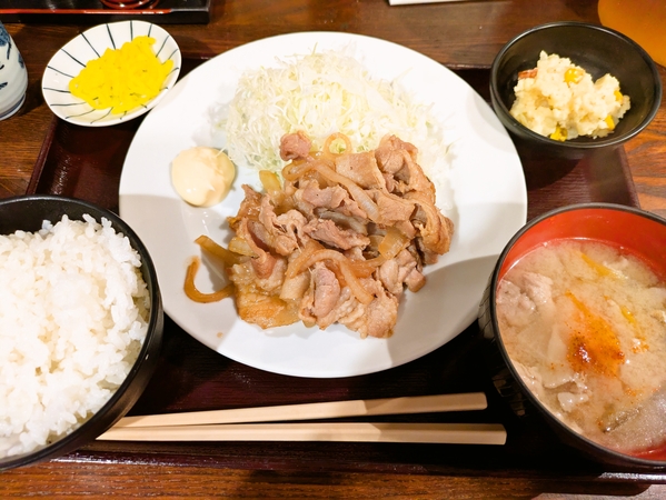 生姜焼き定食