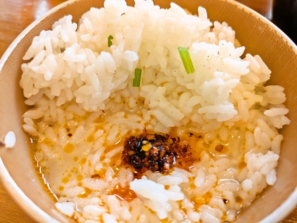 ラ一油ス一プご飯