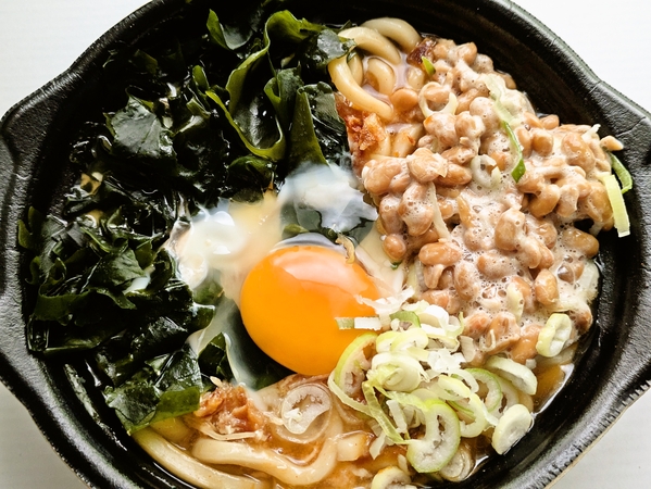 納豆ワカメうどん