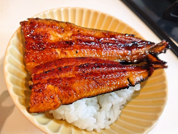 ゴム皮と臭い身のスーパーのウナギ