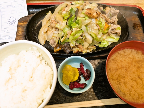 鉄板焼き定食