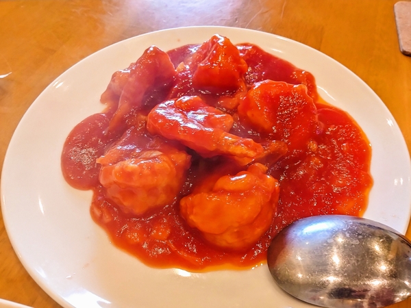 由布蓬莱の海老チリ