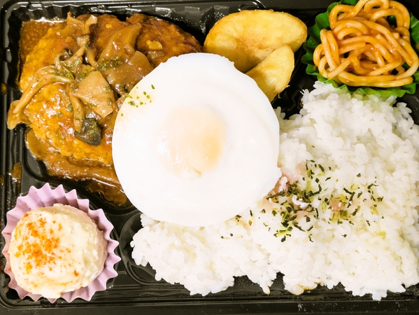 煮込みハンバーグ弁当